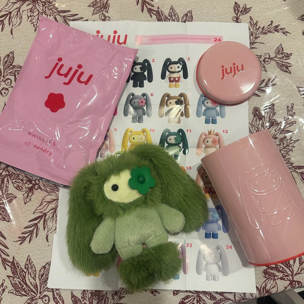 JuJu x CJ Henry Limited Edition Plush Figure – Rare Green Variant